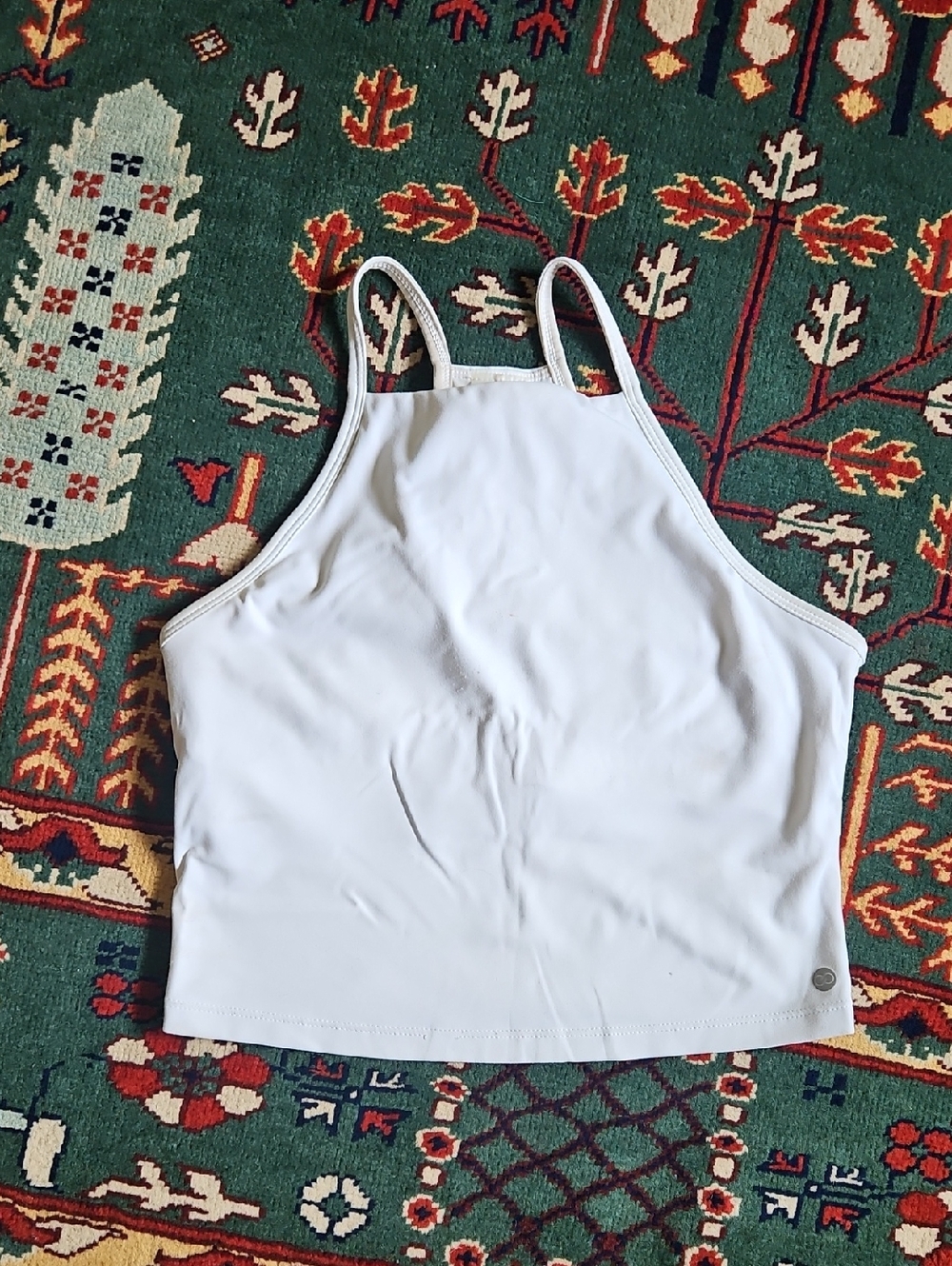 Calia White Crop Athletic Tank